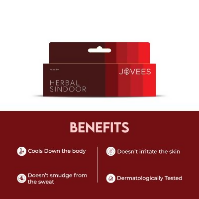 Jovees Sindoor Red Bright, Quick Drying & Long Lasting Smudge- Proof - Distacart