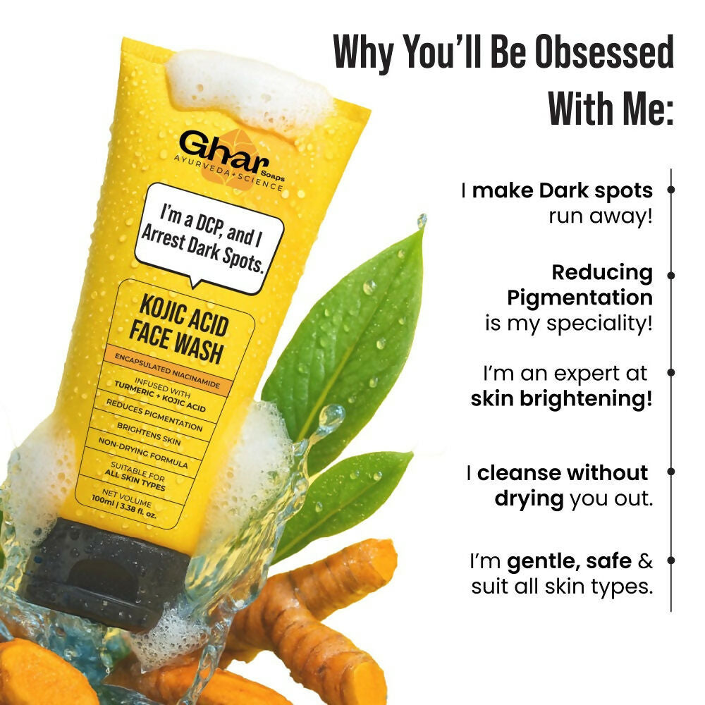 Ghar Soaps Kojic Acid & Turmeric Face Wash