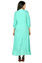 Joban Fashion Sea Green Cotton Rayon Kurta Set