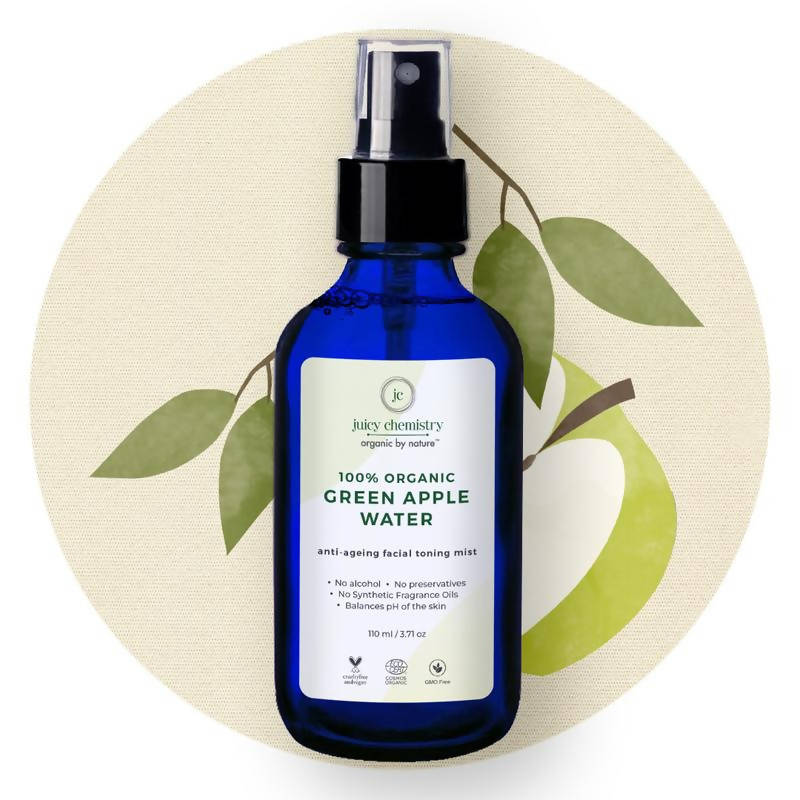 Juicy Chemistry Green Apple Water Toner for Youthful Skin