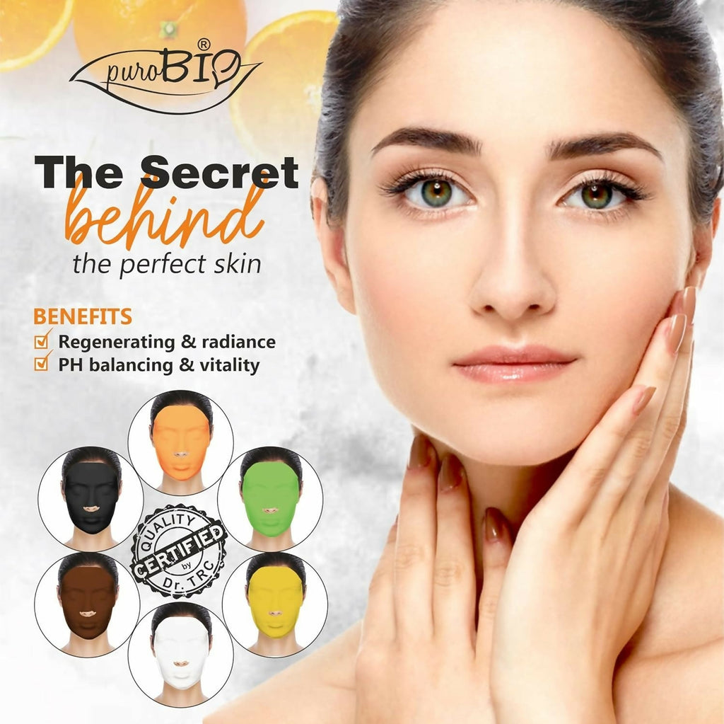 Purobio Algae Peel off Face Mask Brightening Vitamin C Facial Mask