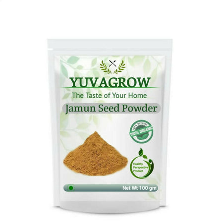 Yuvagrow Jamun Seed Powder – Ayurvedic Blood Sugar Support 100g