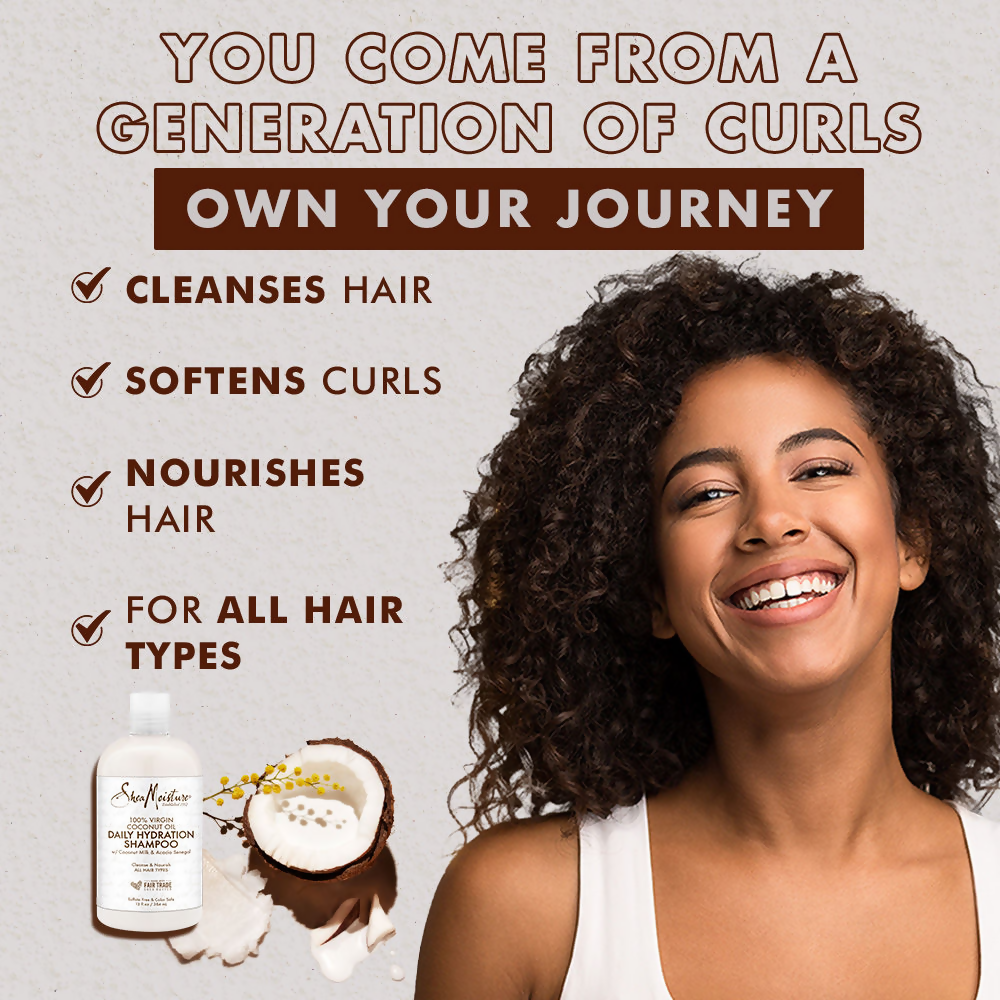 Shea Moisture 100% Virgin Coconut Oil Daily Hydration Shampoo - Conditioner Combo