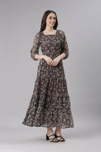 Souchii Printed Maxi Dress