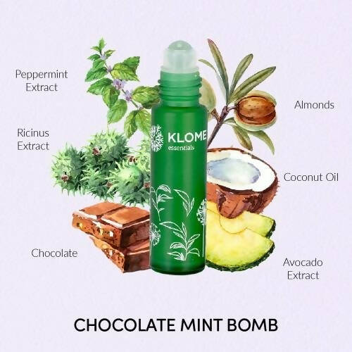 Klome Essentials Mint & Chocolate Bomb Lip Oil