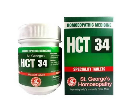 St. George's Homeopathy HCT 34 Tablets