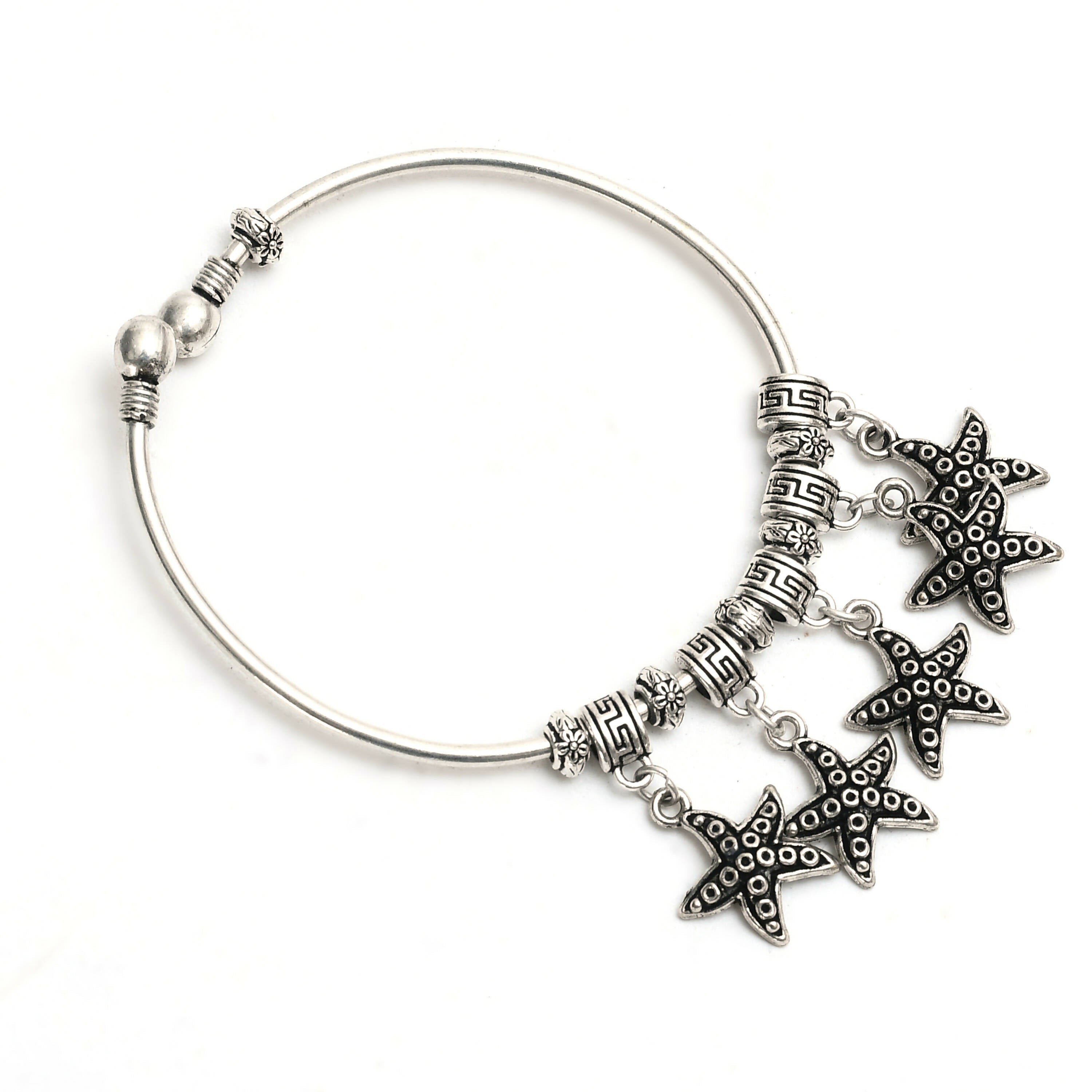 Mominos Fashion Johar Kamal Oxidised Silver-Plated Stone Work Necklace Handicraft - Distacart