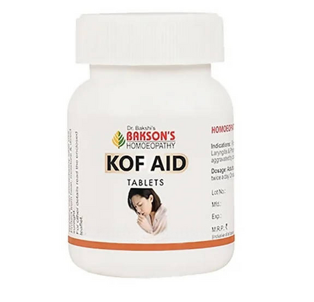 Bakson's Homeopathy Kof Aid Tablets