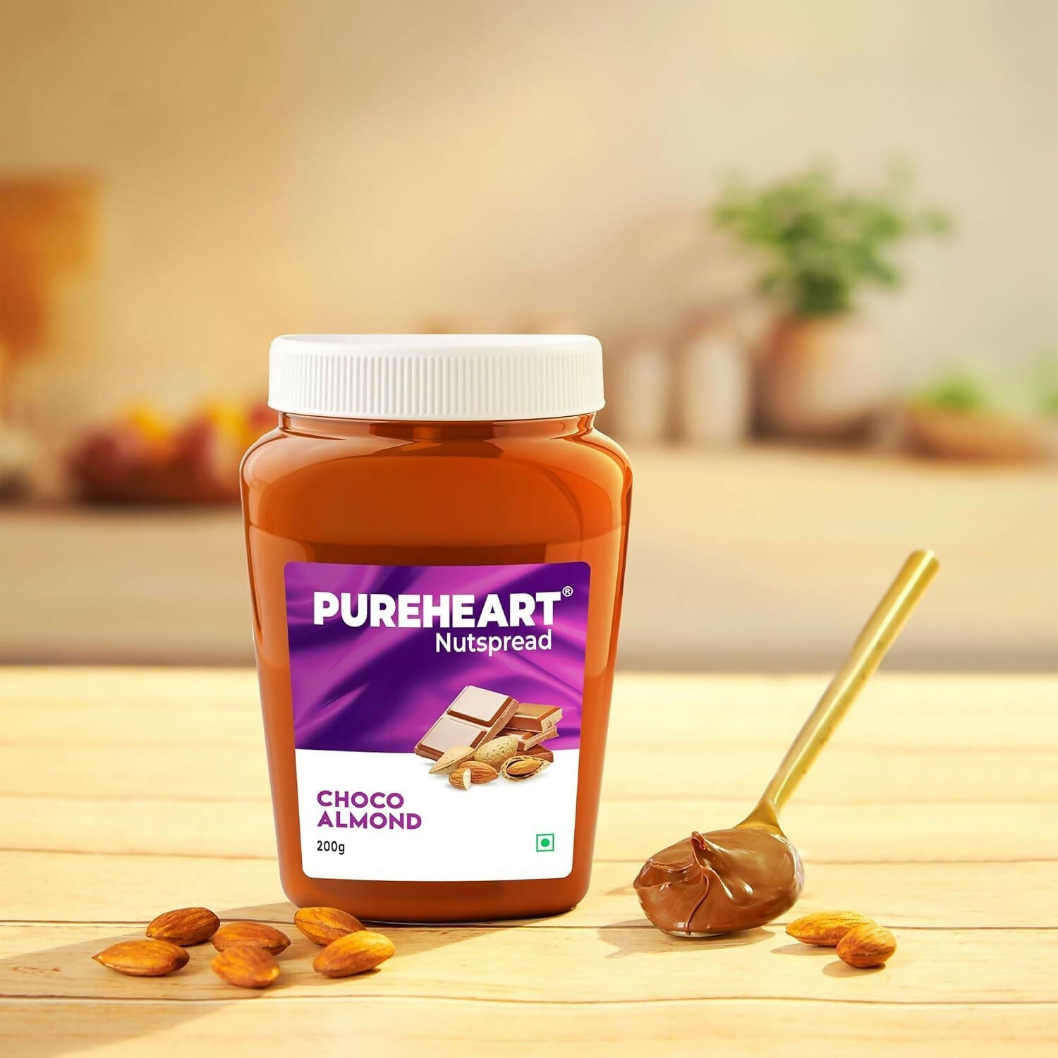 Pureheart Choco Almond Nut Spread - Distacart