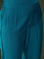 Sangria Embroidered Kurta & Trouser With Dupatta