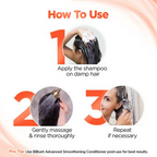 BBlunt Advanced Smoothening Shampoo with Keratin & Hyaluronic Acid