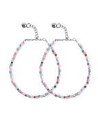 VOJ Women Multi Color stainless steel Anklet - Distacart