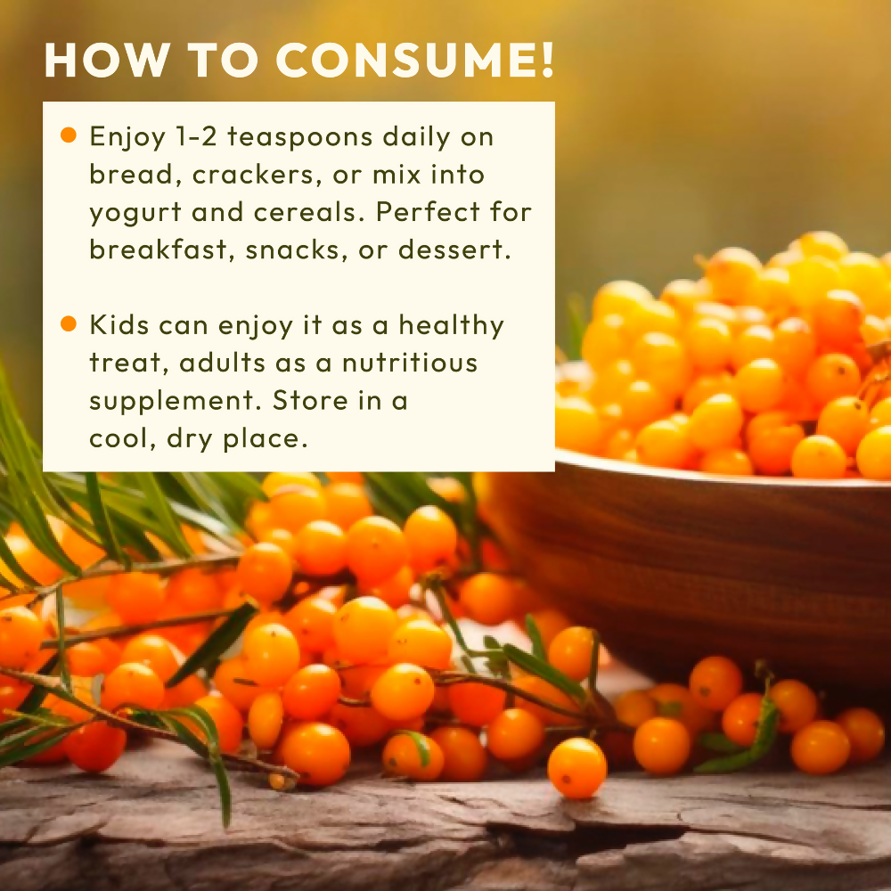 Wellwith Sea Buckthorn Jam - Distacart