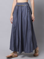 TAG 7 Women Flared Ethnic Palazzos
