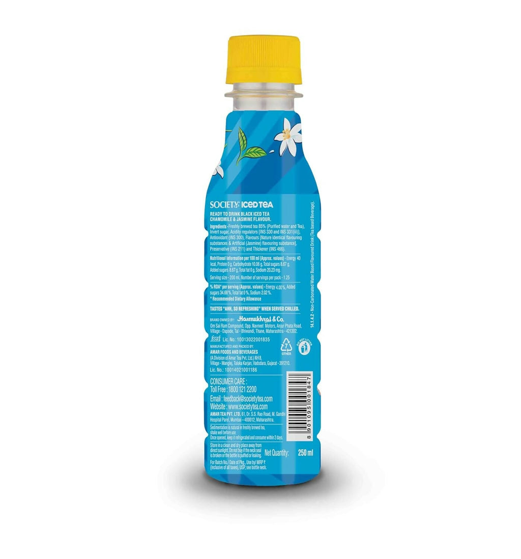 Society Iced Tea Bottle-Chamomile Jasmine - Distacart