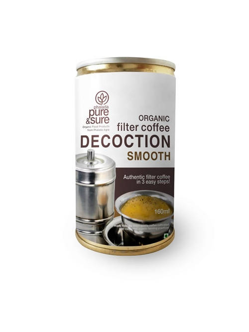 Pure & Sure Organic Filter Coffee Decoction - Smooth