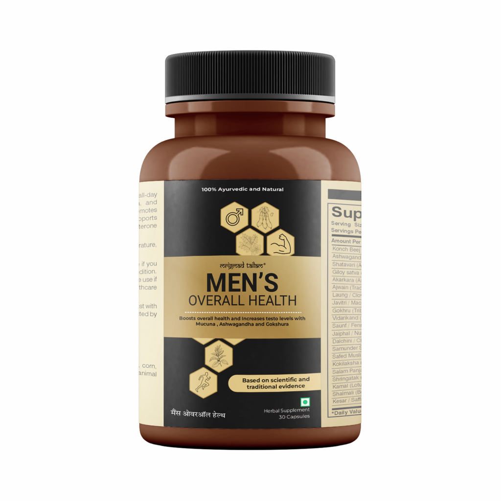 Satya Pharmaceuticals Men's Overall Health Capsules - Distacart