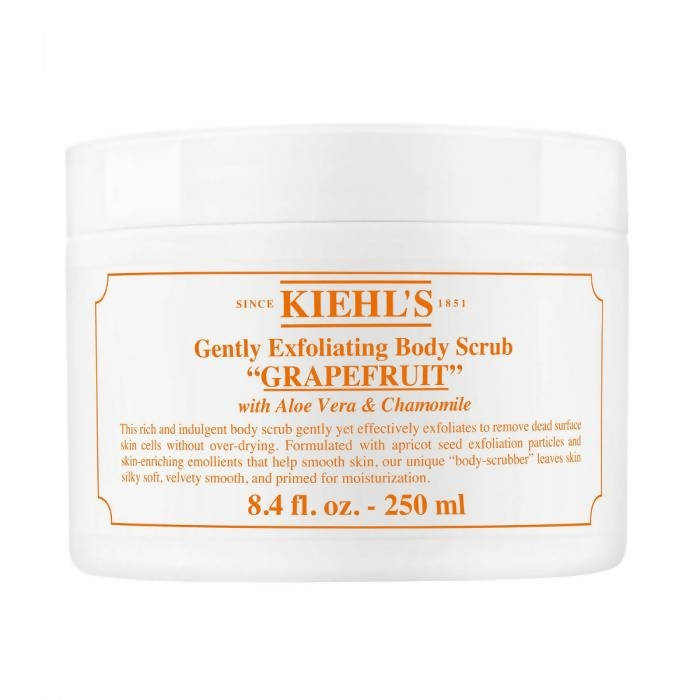 Kiehl's Gently Exfoliating Body Scrub Grapefruit With Apricot Seed, Aloe & Chamomile For All Skin Types