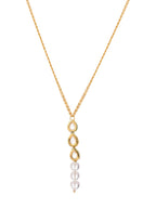 Ruby Raang White Clear Quartz Kundan Necklace