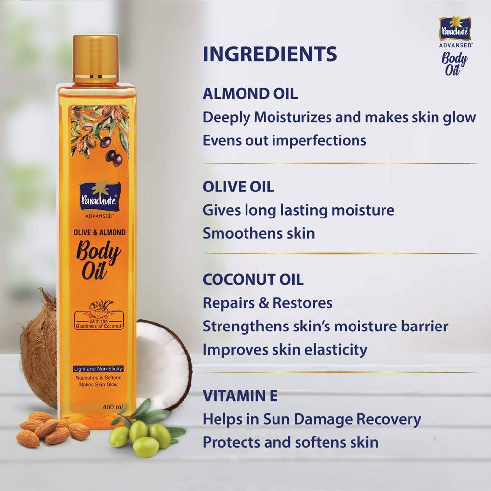 Parachute Advansed Olive & Almond Body Oil