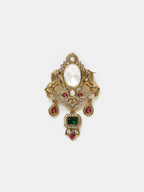 Ruby Raang Emerald Grace Brooch