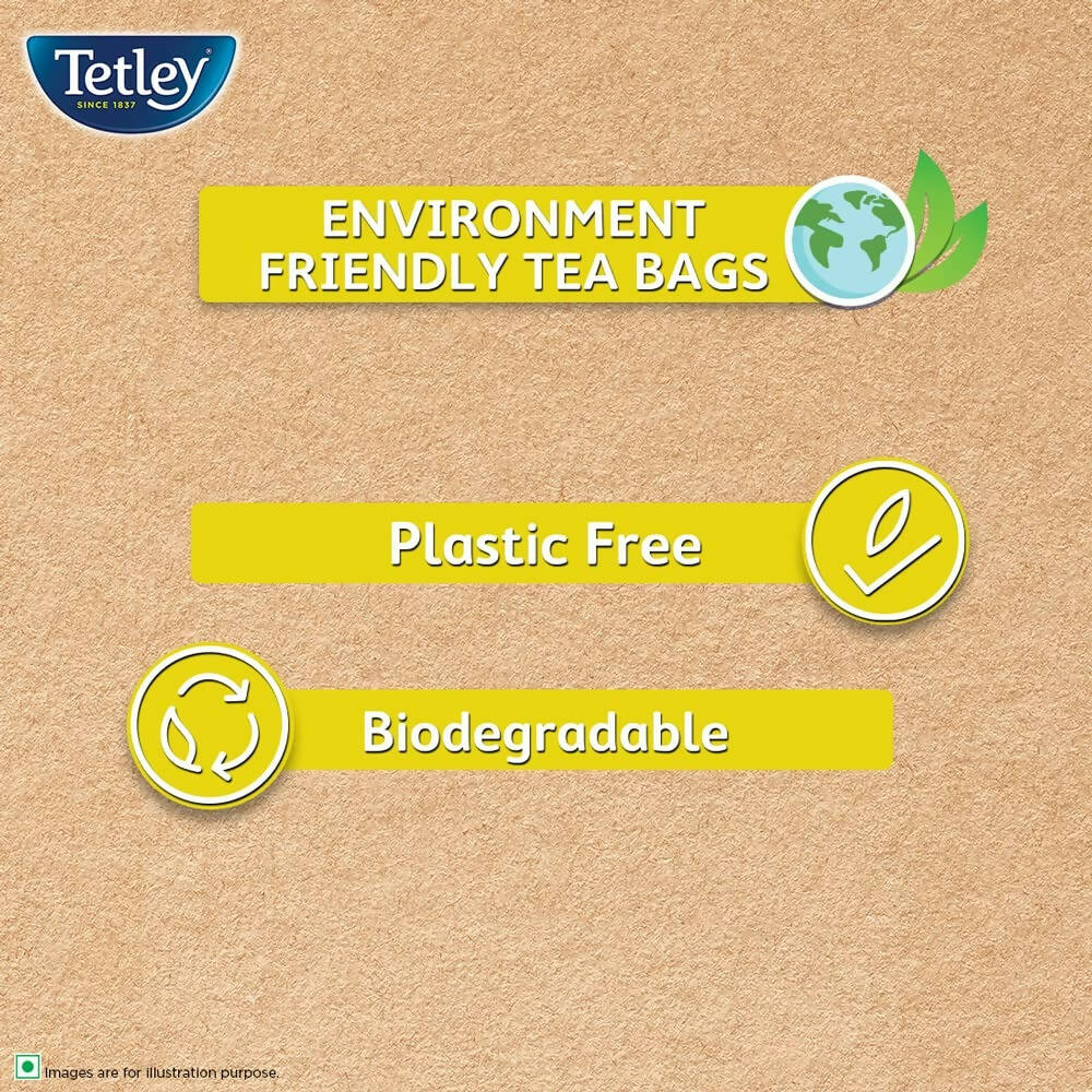 Tetley Lemon Flavoured Tea Bags - Distacart