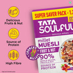 Tata Soulfull Millet Muesli Breakfast Cereals (Fruit & Nut) - Distacart