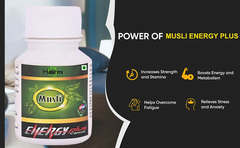 Hashmi Pharmacy Musli Energy Plus Capsules For Men