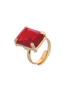 VOJ Women Gold Color stainless steel Ring - Distacart
