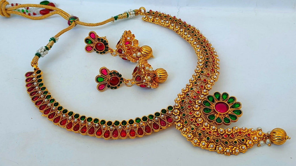 Multicolor Kemp Necklace Set - Distacart