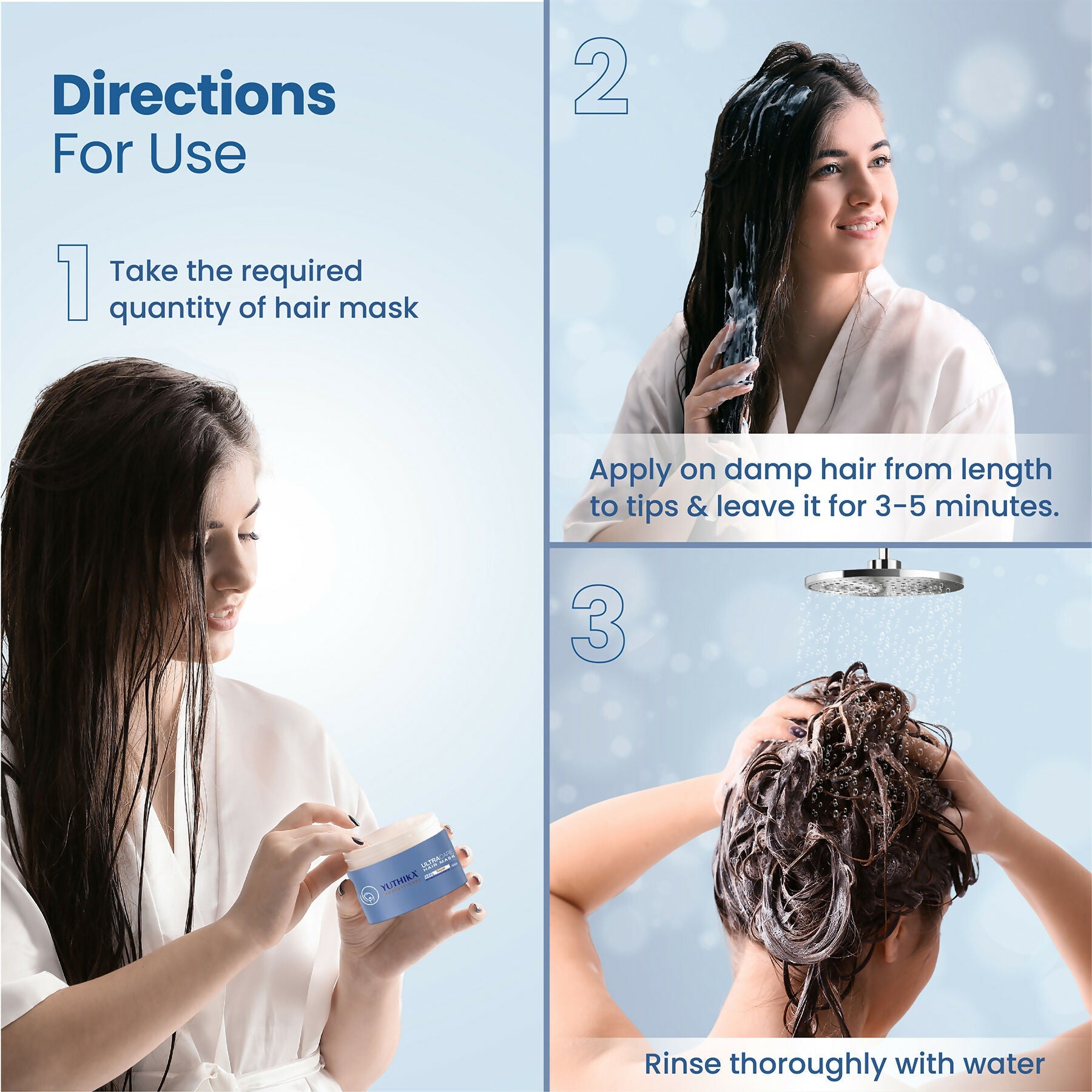 Yuthika Hair Mask For Dry, Frizzy & Damaged Hair|Premium Hair Mask For Women & Men