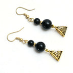 Mominos Fashion Johar Kamal Gold-Plated Brass Finish Pearls Work Choker For Women (Black) - Distacart