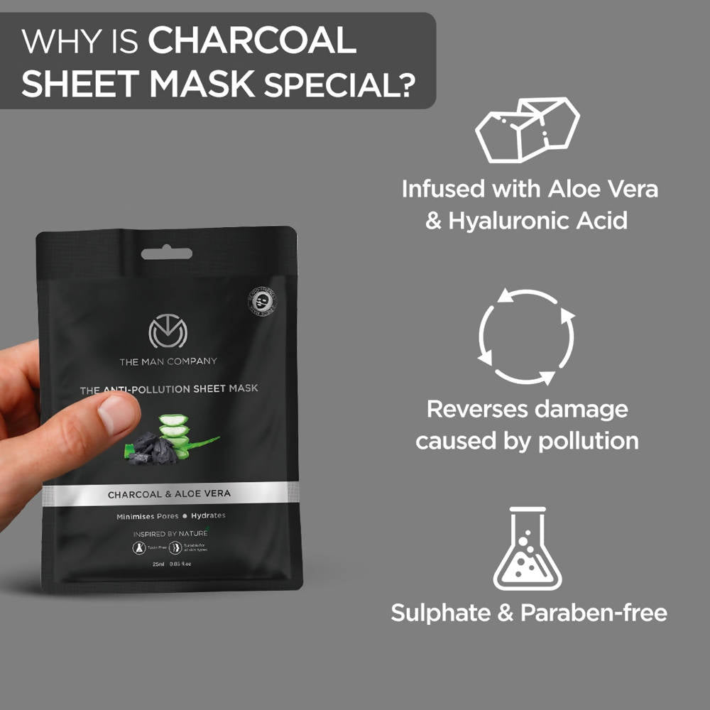 The Man Company Anti-Pollution Sheet Mask - Distacart