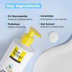 SunScoop 5% Niacinamide Daily Moisture Sunscreen Body Lotion SPF 50+ PA++++