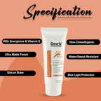 Devriz Professional Sunscreen Gel Spf 50 Pa+++