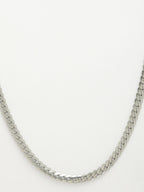 NVR Men's Silver-Plated Stainless Steel Chain