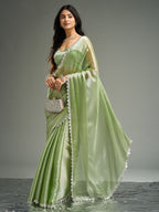 kasee Embellished Silk Blend Saree - Distacart