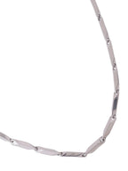 NVR Men Rhodium-Plated Stainless Steel Bohemian Chain
