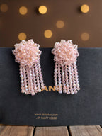 Inhanns Handmade Crystal Water Fall Earrings - Short - Baby Pink Small - Distacart