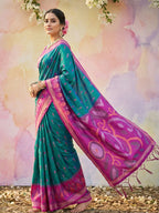 Shree Shyam Fashion Sky Blue Soft Silk Saree - Distacart