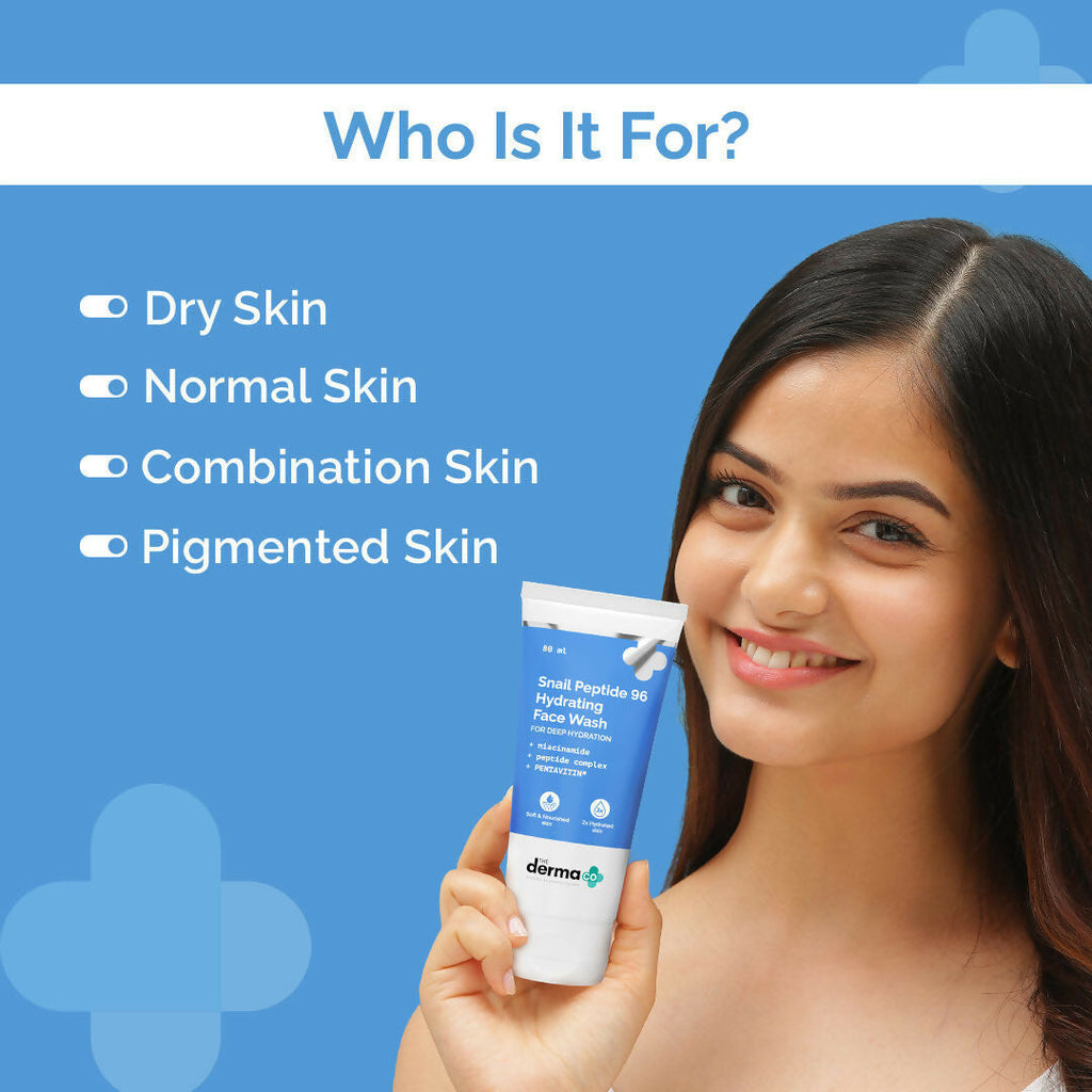 The Derma Co Snail Peptide 96 Hydrating Face Wash - Distacart