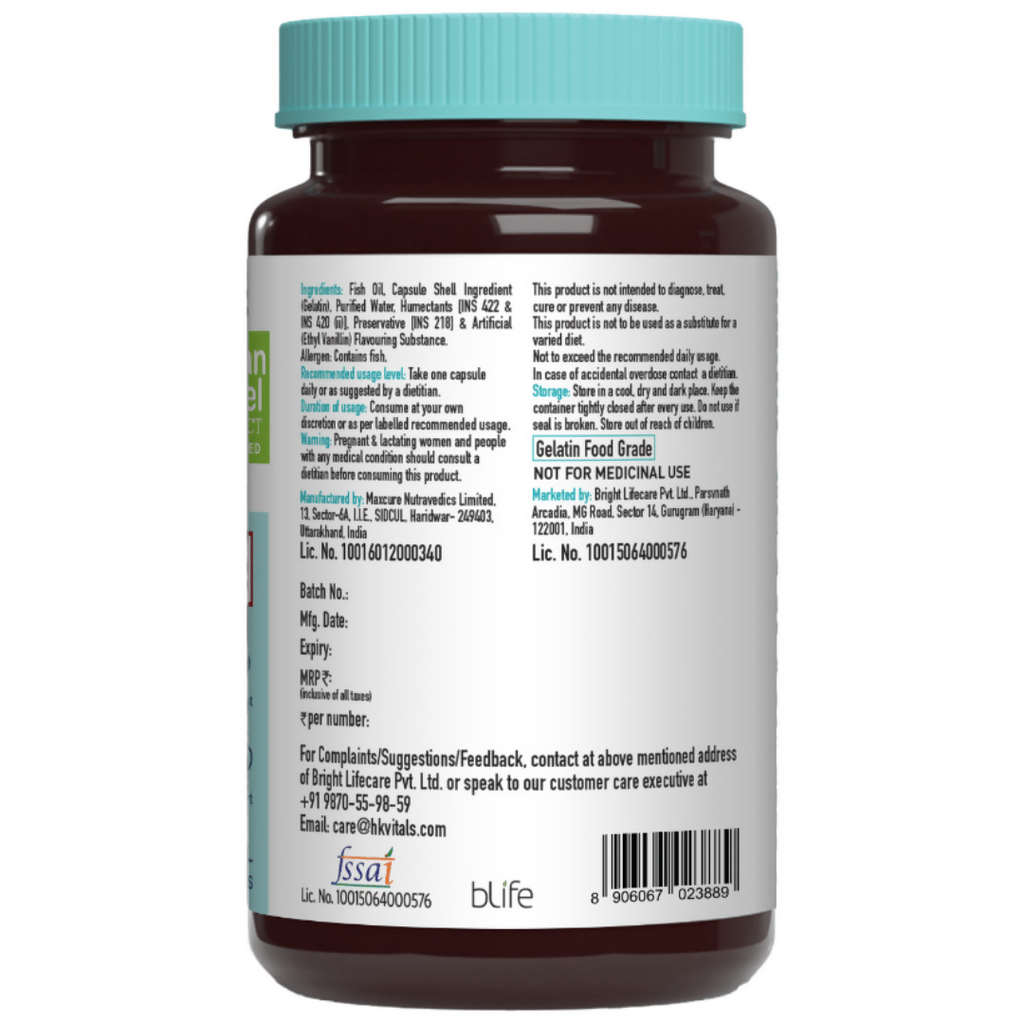 HK Vitals Fish Oil Capsules - Distacart