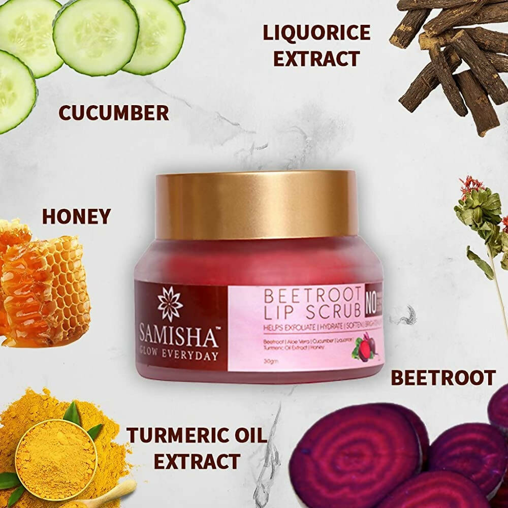 Samisha Organic Beetroot Lip Scrub