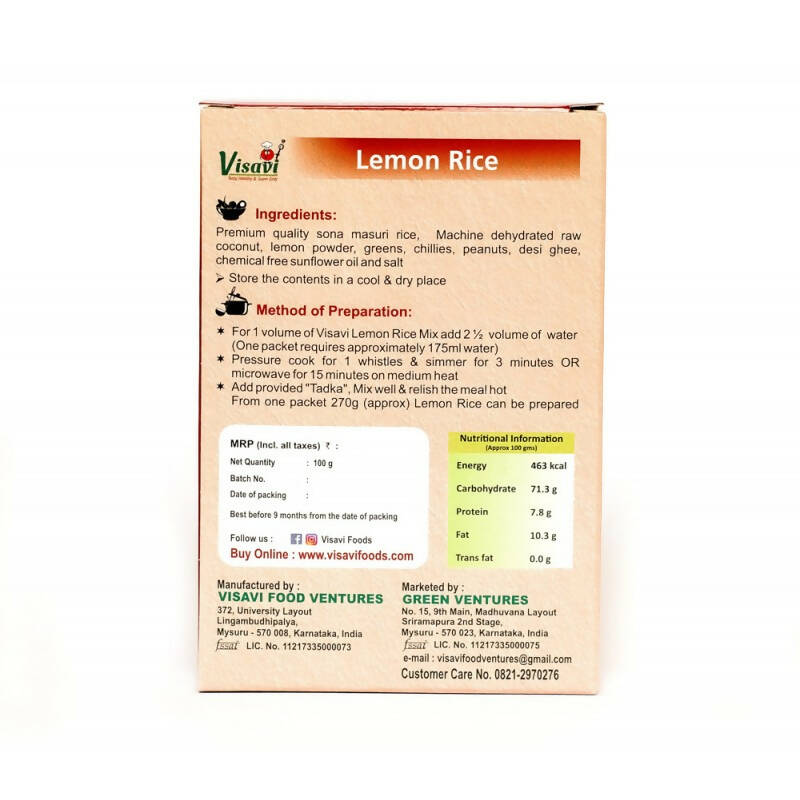 Visavi Lemon Rice