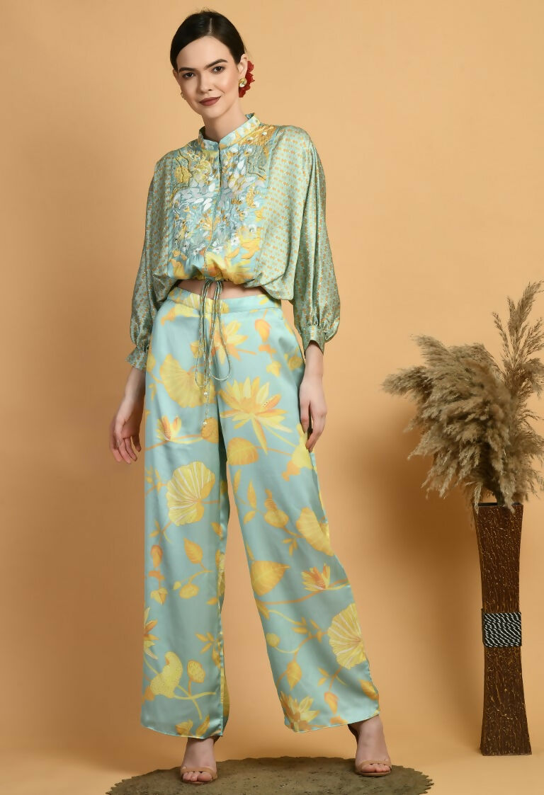 Joban Fashion Green Viscose Kurta Set