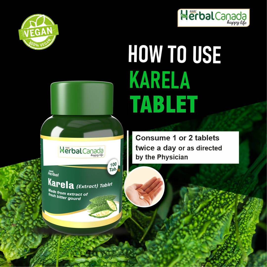 Herbal Canada Karela Tablets - Distacart