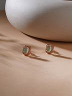 stone stud (mint green ) - Ruby Raang - Distacart