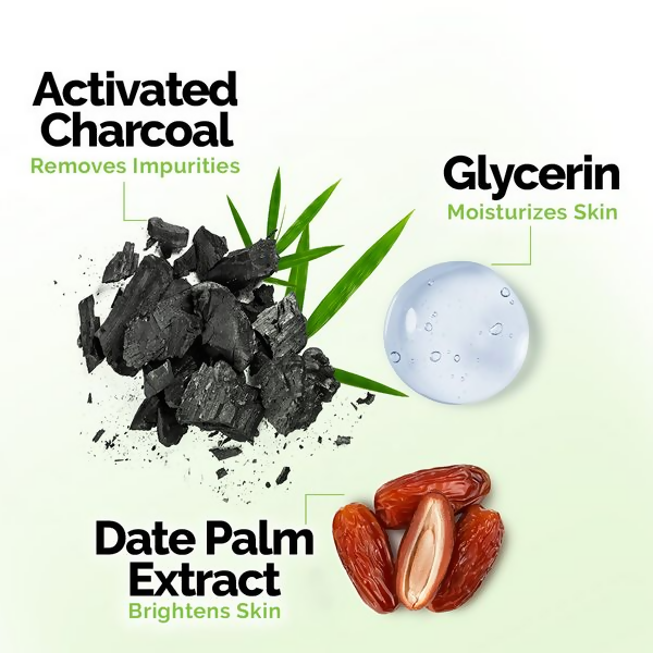Mamaearth Charcoal Moisturizing Body Wash with Activated Charcoal & Energizing Mint for Skin