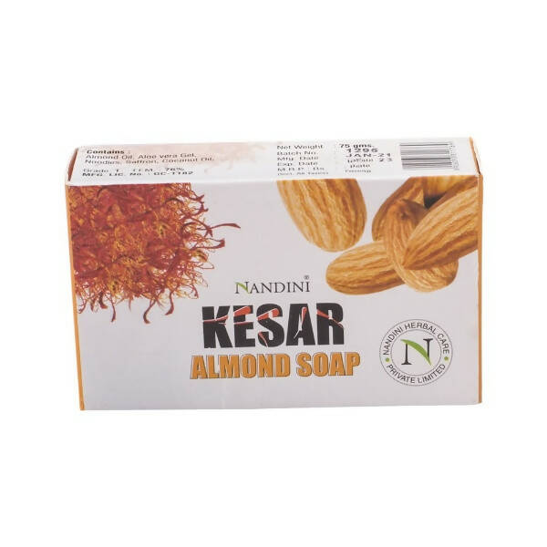 Nandini Herbal Kesar Almond Soap - Distacart