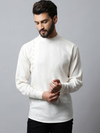 Even Apparels White Color Pure Cotton Men's Kurta With Side Placket (MMS135) - Distacart